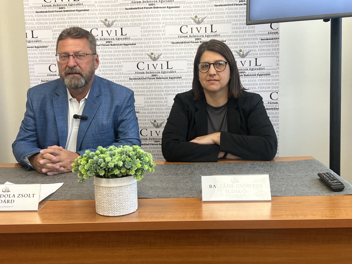 Civil Fórum Debrecen: Gondola Zsolt Zoárd és Balláné Csontos Ildikó