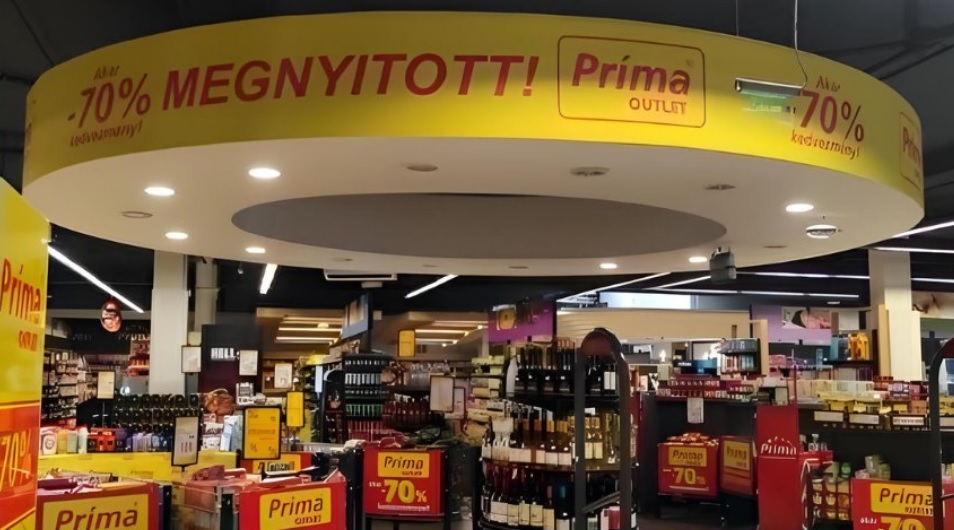 PRÍMA élelmiszer-outlet üzlet