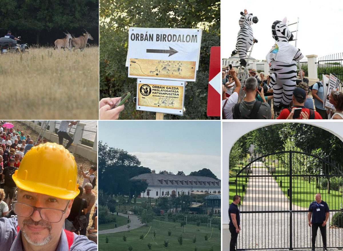 Tüntetés Hatvanpusztán