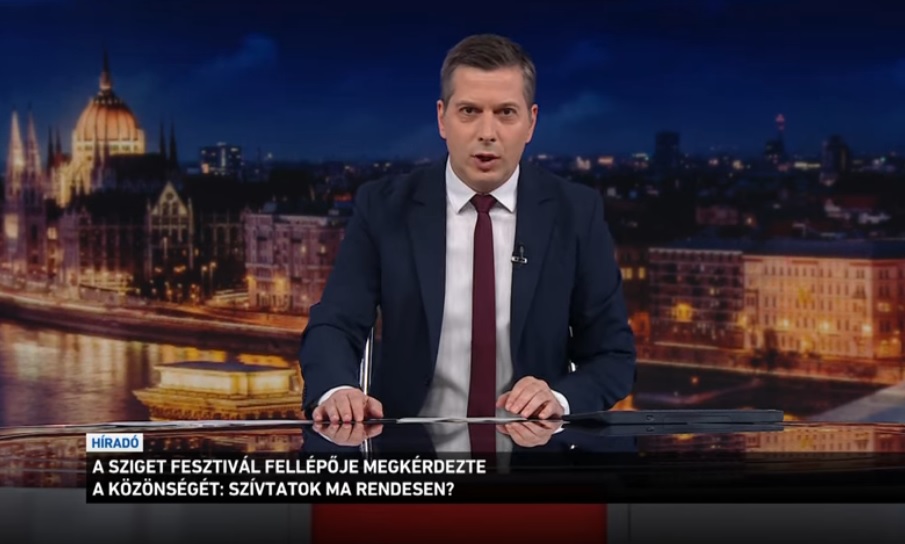 Pogány Induló az M1 Híradóban