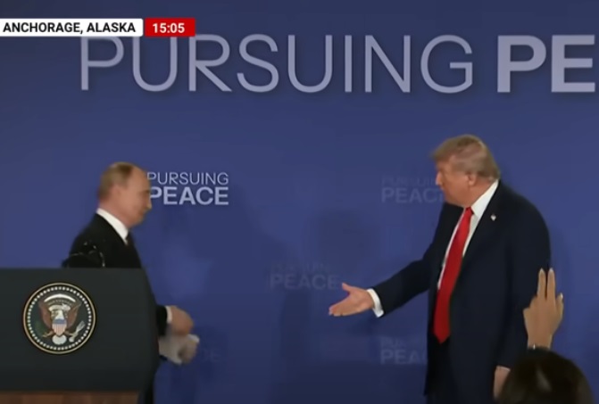 Donald Trump és Vlagyimir Putyin találkozója Alaszkában