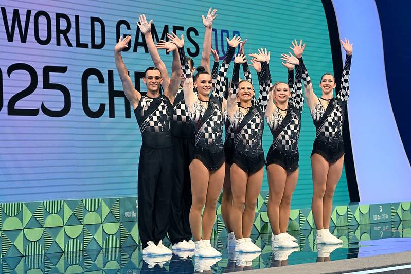 Aranyérmes a magyar aerodance-csoport a Világjátékokon