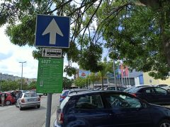 Interspar parkolás Debrecenben