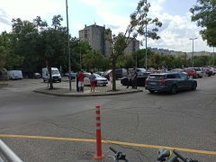 Interspar parkolás Debrecenben