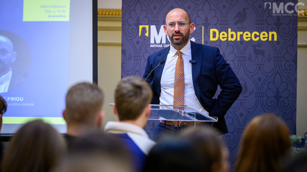 Alexandre Priou előadása az MCC Debrecenben