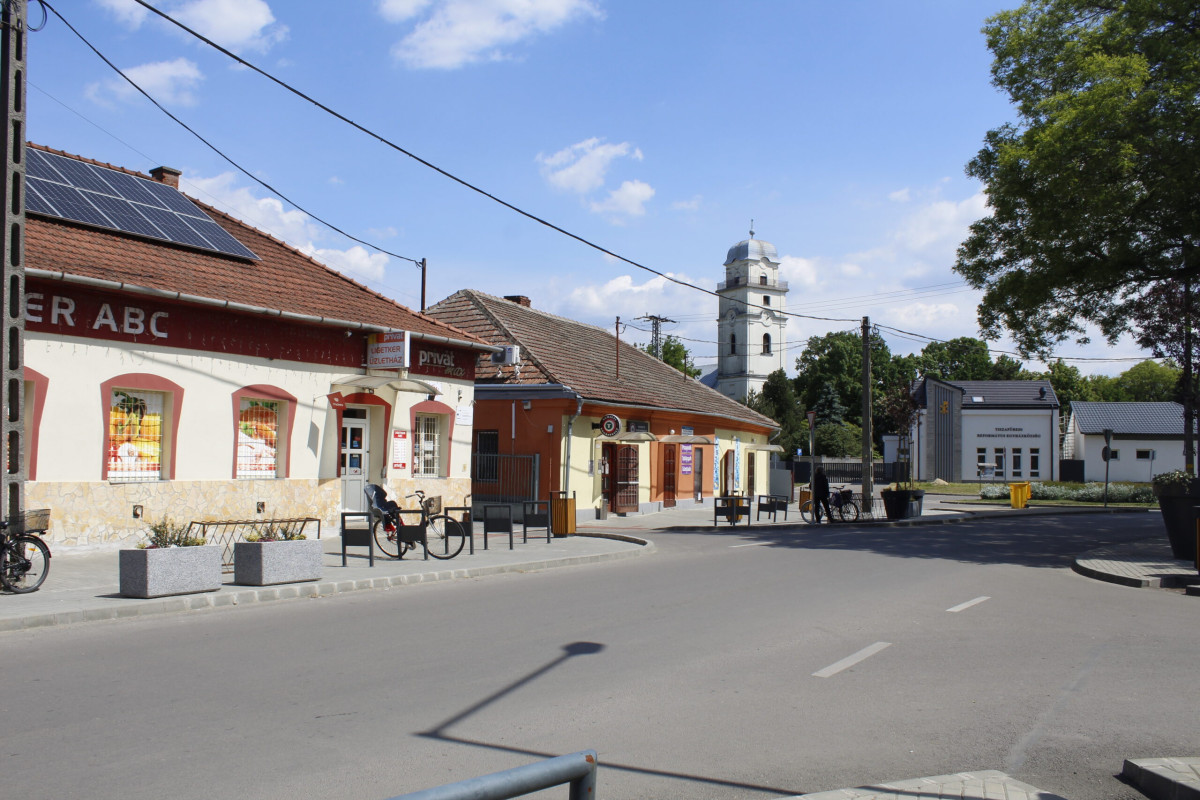 Uniós pénzből korszerűsítették Tiszafüred belvárosát