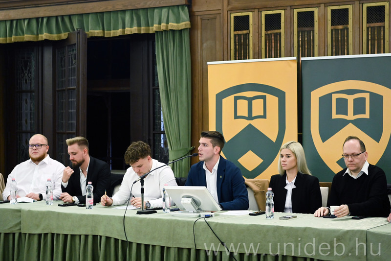 A Debreceni Egyetem kari Hallgatói Önkormányzatainak vezetői