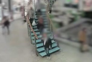 Videón a baleset a Fórum Debrecenben