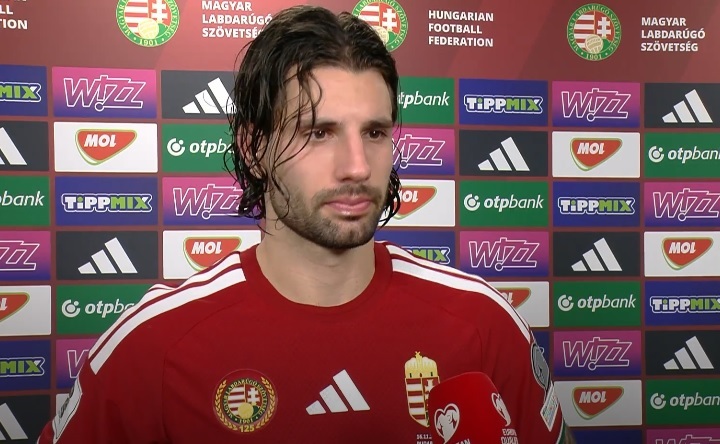 Szoboszlai Dominik a Magyarország-Írország meccs után