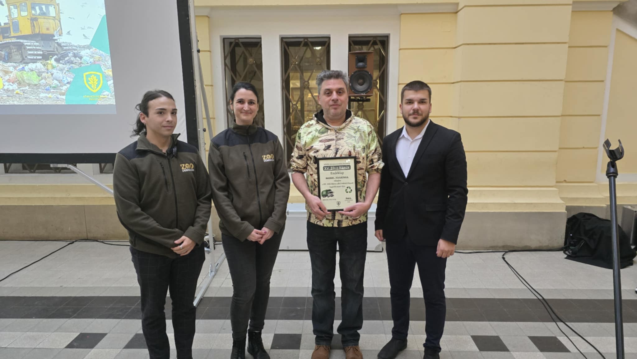 Díjazták a debreceni állatkert standját a Zöld Börzén