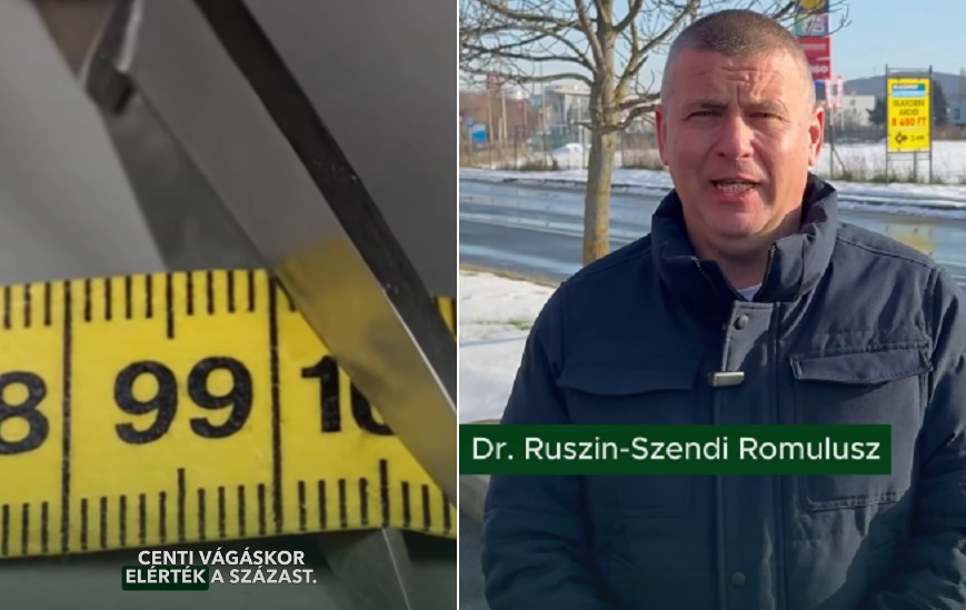 Ruszin-Szendi Romulusz már vágja a centit