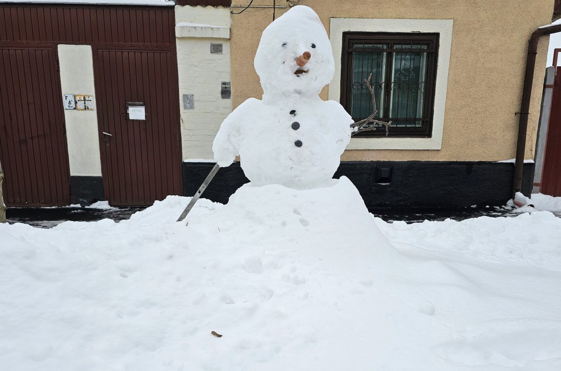 Hóember Debrecenben