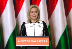 Széles Diána a Fidesz kongresszusán