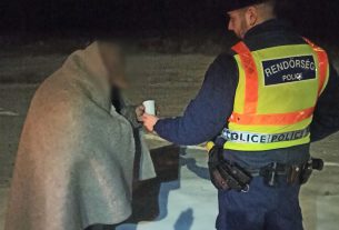 Tiszacsegén is segítettek a rendőrök