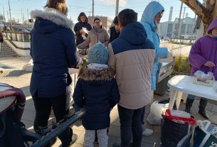 Ételosztás Debrecenben