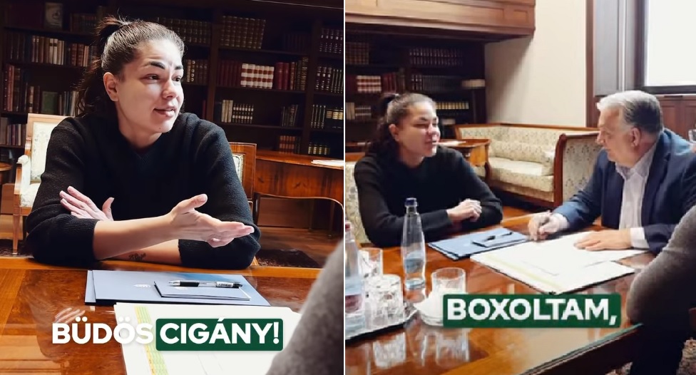 Gáspár Evelin Orbán Viktornál