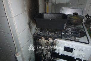 Tűz ütött ki a debreceni Nádor utca egyik lakásában
