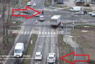 Száz méteren 8 büntetőpont - ez a debreceni autós nem viccel