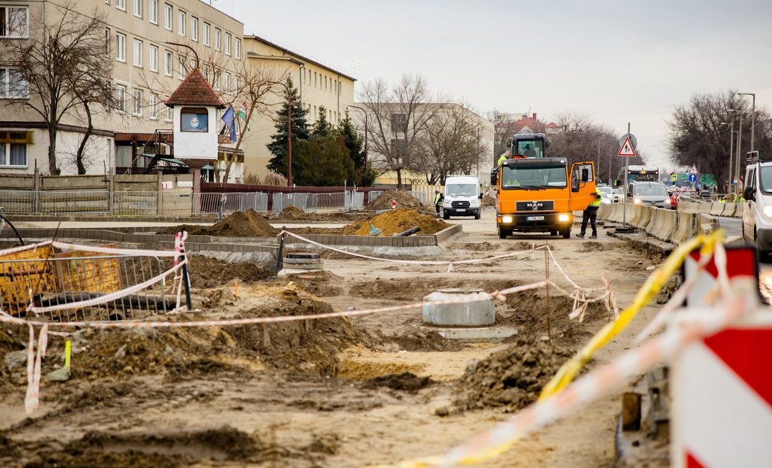 Csomópontfejlesztés Debrecenben
