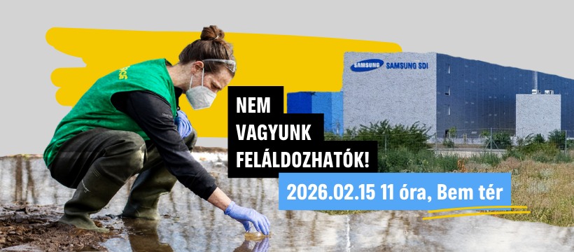 A szennyező akkumulátorgyárak ellen tüntetnek ma Budapesten