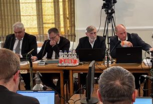 dr. Csiszár Imre, Dózsa Miklós, Kocsis Áron és Záhonyi István - hajdúnánási fideszes képviselők