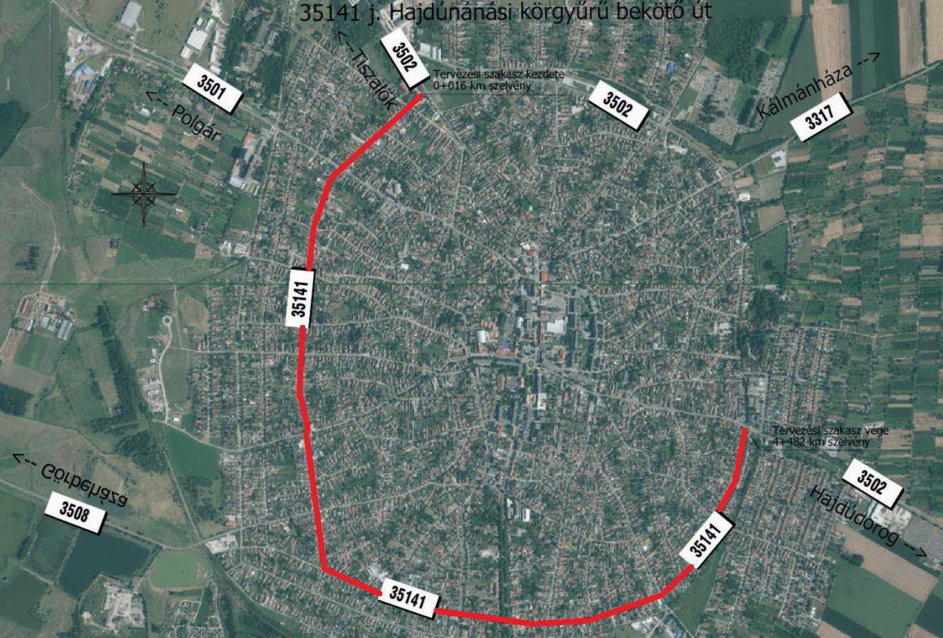 Megújul a Nagykörút Hajdúnánáson