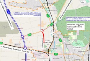 Forgalomkorlátozásra kell számítani a 354. számú főúton Debrecenben