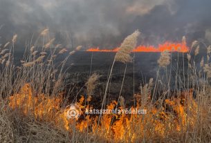 Brutális tűz volt Hajdúszováton