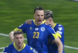 Haris Tabakovic gólja Olaszország ellen