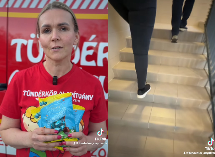 Húsvéti csokival lepték meg a beteg gyerekeket a debreceni Tündérkör Alapítvány munkatársai