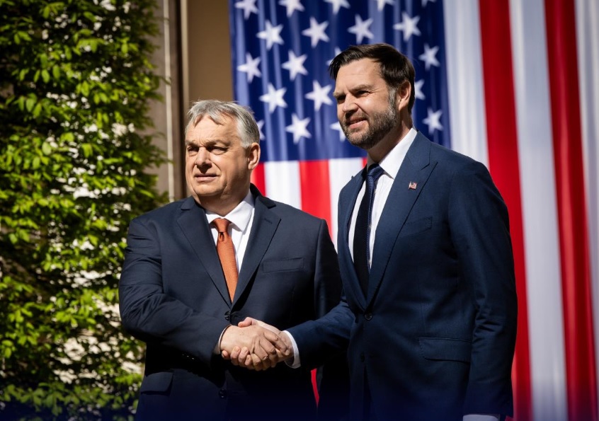 Orbán Viktor és J. D. Vance
