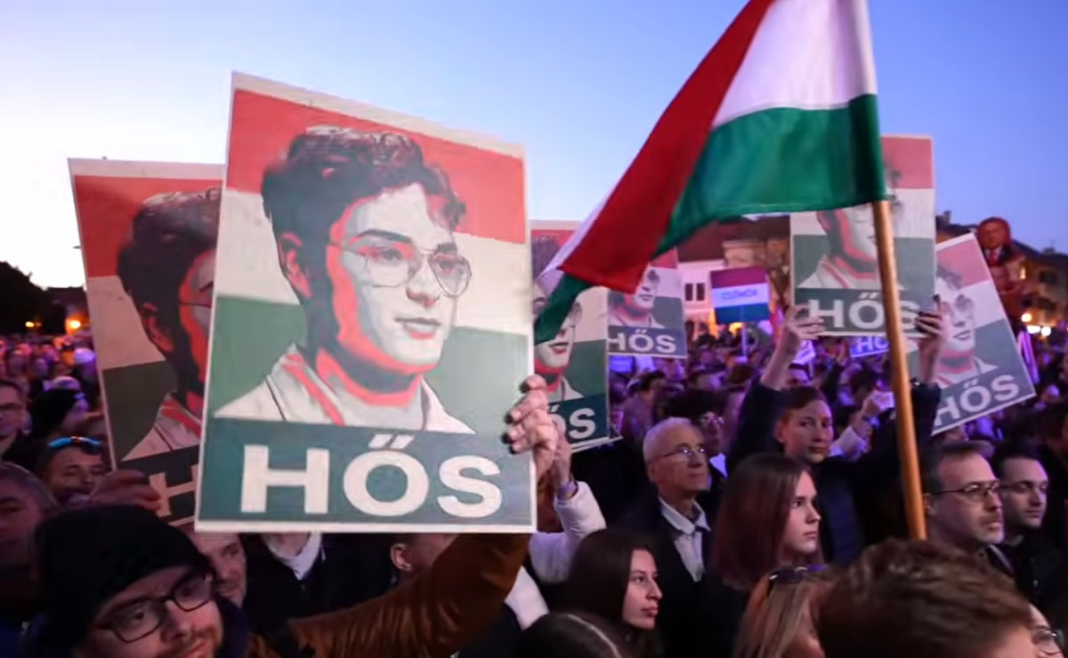 Gundalf is felszólalt Magyar Péter keddi rendezvényén