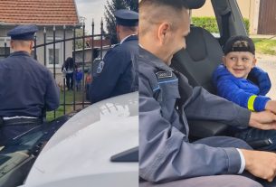 Rendőrök kísérték a hajdúhadházi Boldizsárt az oviba