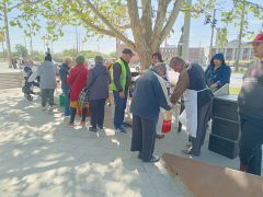 Ételosztás Debrecenben