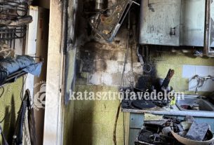 Tűz ütött ki egy nyíradonyi konyhában