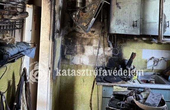 Tűz ütött ki egy nyíradonyi konyhában