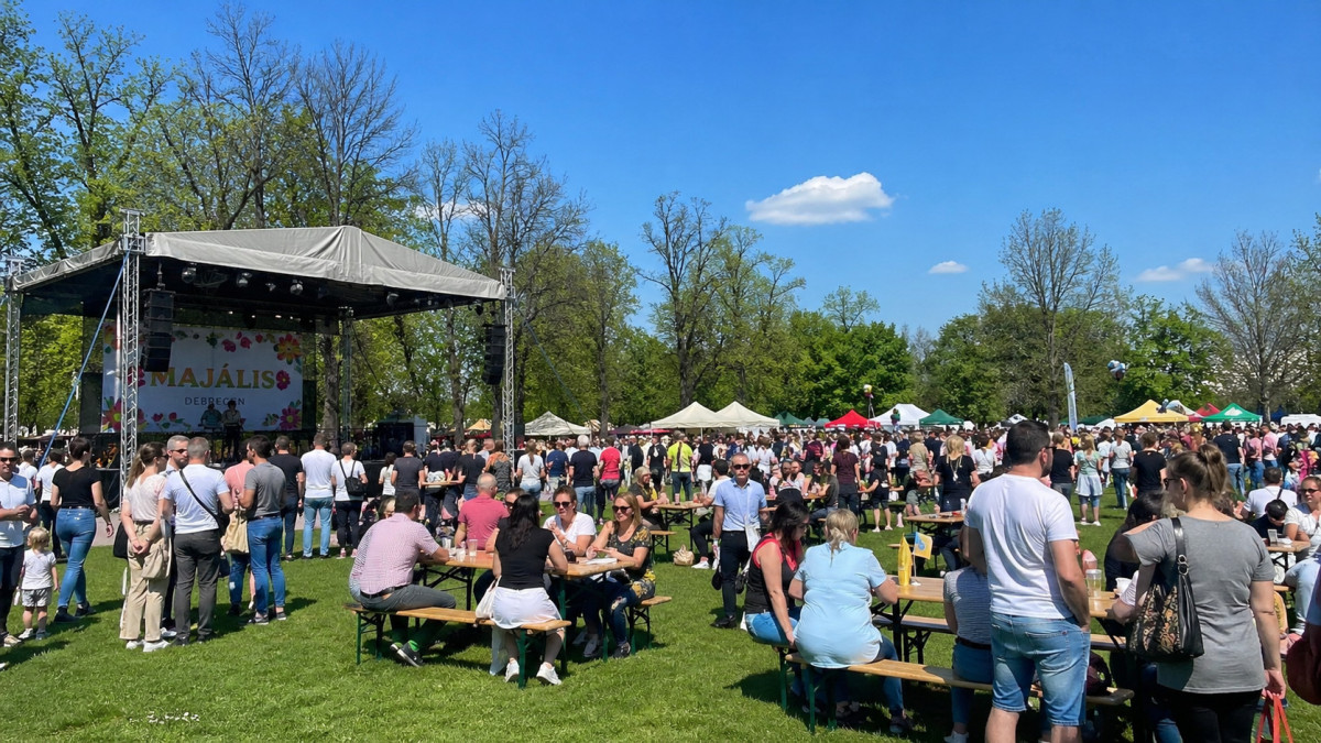 Majális, május 1-jei programok Debrecenben 2026