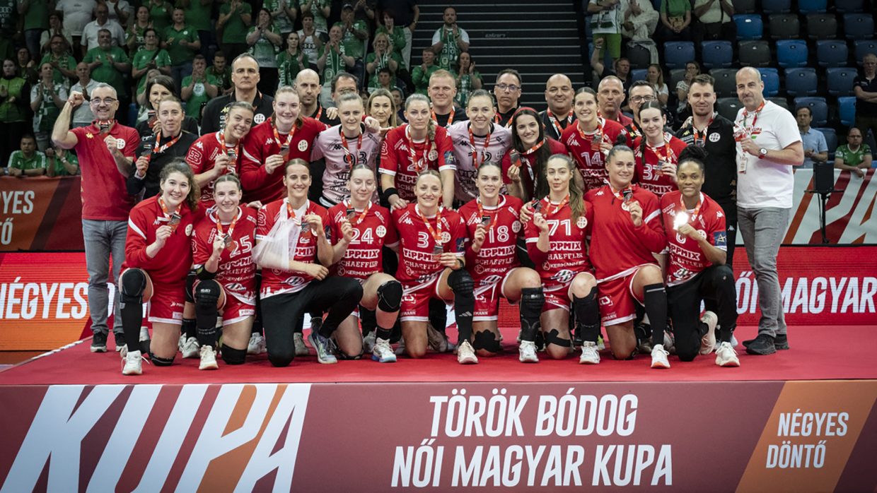 DVSC kézilabda magyar kupa ezüstérem