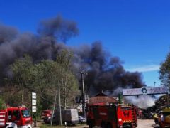 MÉH-telep tűz Debrecen