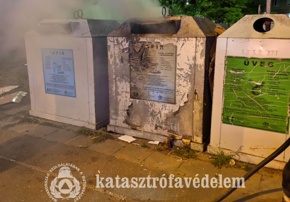 Kigyulladtak a hulladéktárolók Debrecenben