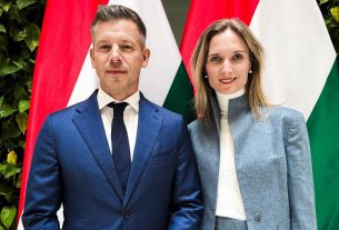 Magyar Péter és Sümeghy Claudia