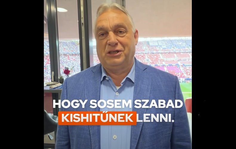 Orbán Viktor a BL-döntőn