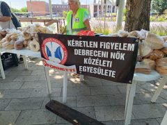 Ételosztás Debrecenben