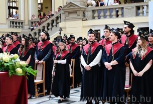 A Debreceni Egyetem Műszaki Kar diplomaosztója