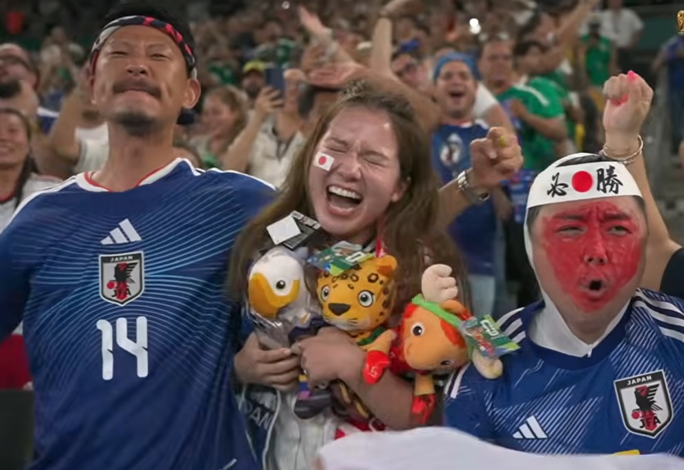 Japán szurkolók