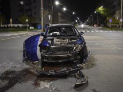 Balesetet okozott, majd simán továbbhajtott Debrecenben