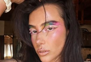 Szivárványos make-uppal ünnepli a Pride-ot Tóth Andi