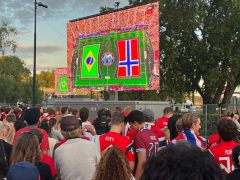 Norvégia szurkolói zóna