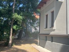 Tűz Debrecenben, a Medgyessy sétánynál