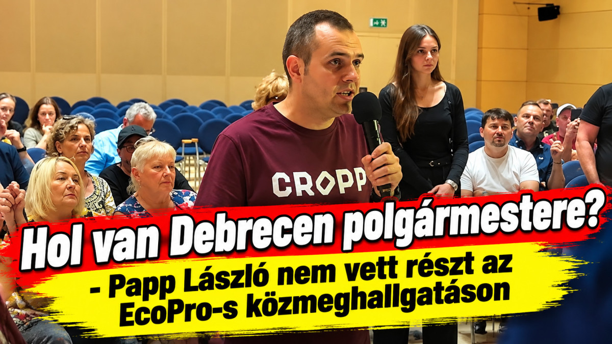 EcoPro közmeghallgatás Debrecenben